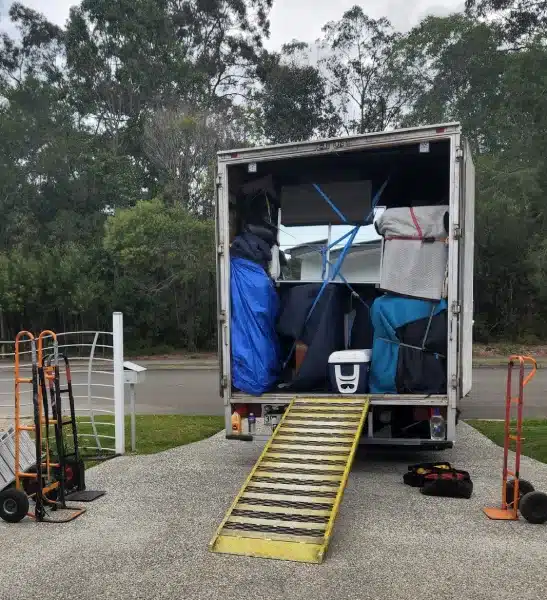 Fully Loaded Truck with Furniture