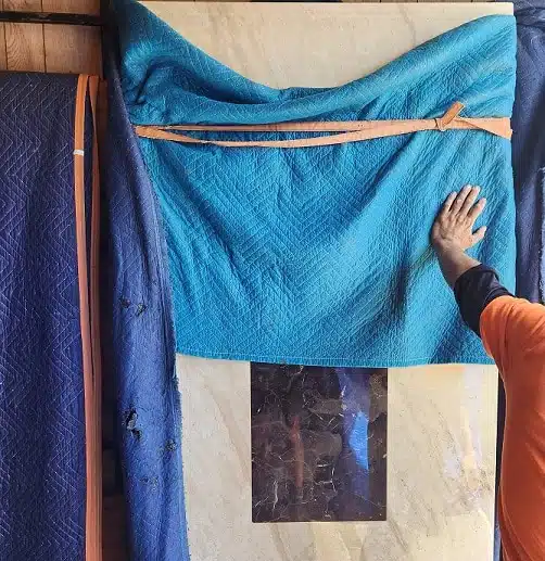 Moving a very heavy marble table top